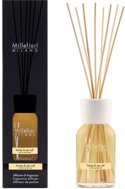 Millefiori Milano Geurstokjes 250 ml - Honey & Sea Salt