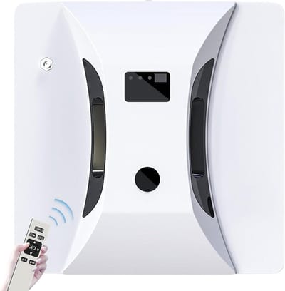 Raamreiniger Robot - Automatische Glazenwasser - Ramen Schoonmaken - Ultrasone Spray - 8cm Dik - Wit