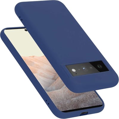 Cadorabo Hoesje geschikt voor Google PIXEL 6 PRO in LIQUID BLAUW - Beschermhoes gemaakt van flexibel TPU silicone Case Cover