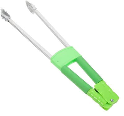 Schoonmaakgrijper Moeilijk Bereikbare Plaatsen - Afvalklem Hulpstuk - Hygiënisch Reinigen - Sterke Klemkracht - 51 cm - Lichtgroen