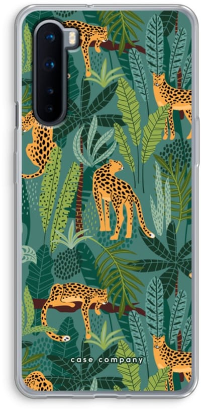 Case Company® - Hoesje geschikt voor OnePlus Nord hoesje - Luipaard 2 - Soft Cover Telefoonhoesje - Bescherming aan alle Kanten en Schermrand