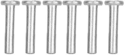 Dailygoods- Klinknagel Set 100 Stuks - Aluminium Klinknagels - Platte Kop - M4 x 25 mm - Corrosiebestendig - Stevige Structuur - Bevestigingsmateriaal