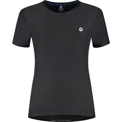 Rogelli Essential Dames Hardloopshirt - Korte Mouw - Zwart