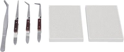 Complete Solderingset voor Sieraden met Keramische Platen, Pliers en Soldeer - Ideaal voor Beginners en Herstel van Sieraden