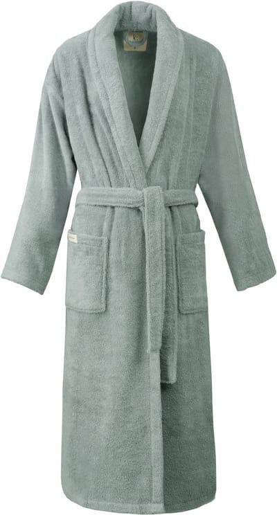 L&G - Unisex Badjas - 100% Katoen Badjas - XL -Mint Groen - Katoen badstof - Ochtendjas - Sjaalkraag - Badjas dames - Badjas heren - Badjas dames en heren - Maat XL