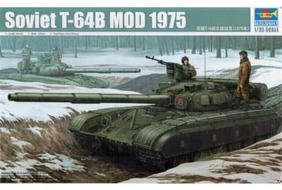 Trumpeter 01581 Soviet T-64B Main Battle Tank 1:35 – Sovjet Gevechtstank Modelbouwpakket