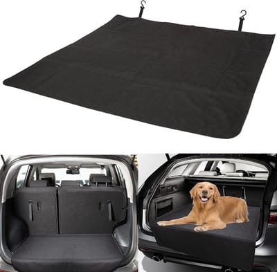 Auto Kofferbakmat - Beschermhoes Huisdier - Reizen met Huisdier - Waterdicht Oxford Doek - 120x120 cm - Zwart