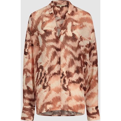 Circle of Trust Bonnie Blouse Earthy Scratch Maat: XS | Longsleeves Outlet | Dames | Beige