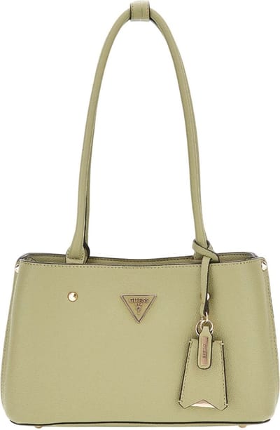 GUESS Schoudertas Meridian Girlfriend Satchel Sage Lichtgroen