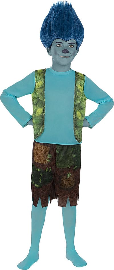 FUNIDELIA Takkenkostuum - Trolls 3 - voor jongens - Maat: 97 - 104 cm