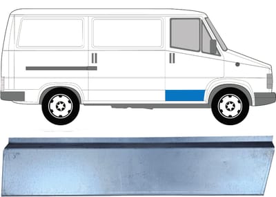 Buiten reparatiepaneel voorste deur voor Citroen C25 1981-1994 / Rechts