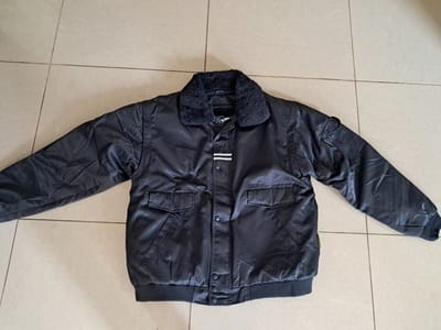 Starling Workwear Pilotenjas - Werkjas 0621 - Maat 58 - Marine blauw - Met bontkraag - afritsbare mouwen en kraag
