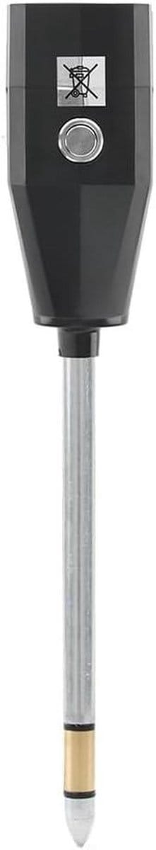 Bodemmeter 2-in-1 - PH meter Tuin - Plantenverzorging - Dubbele functietest - 150mm sonde - Zwart
