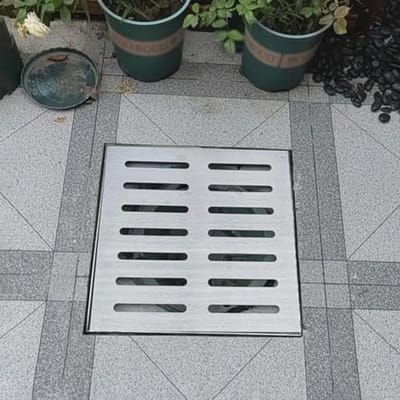 Roestvrijstalen Afvoergoot Strip voor Tuin - Diverse Afmetingen Beschikbaar