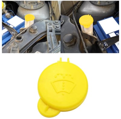Dailygoods- Flessendop Hittebestendig - Flessendop voor Ruitensproeiersysteem - Flessendop voor Autowasmachine - Geschikt voor Fiesta MK6 2001-2008 - Thermoplastisch - Voorkomt Lekken - Ruitensproeierdop