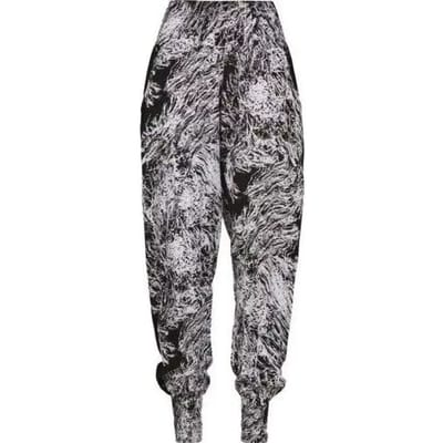 Urban Classics - Sarong Limb Harem broek - XS - Zwart/Wit