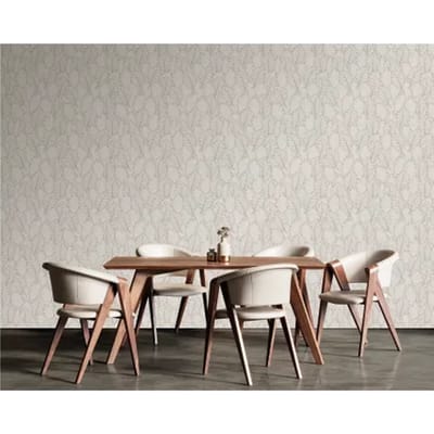Vliesbehang Antibes An28260 - Lichtgrijs - Middengrijs - Zilver - 10,05 M X 53 Cm
