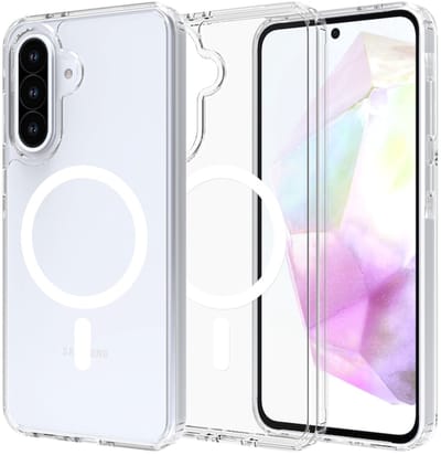 Mobile5 - Samsung Galaxy A56 - Hoesje - Transparant - Geschikt voor Magsafe