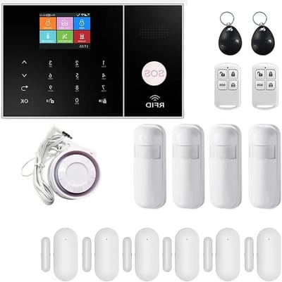 Draadloos Alarmsysteem - Home Security - Huis Beveiligen - App Bediening - 99 Zones - Eenkleurig