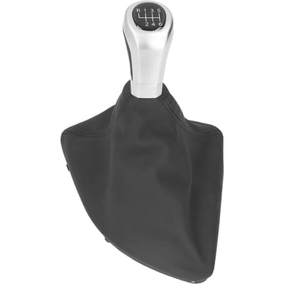 6-versnellingspookknop hoes auto-aanpassingen vervanging voor 1-serie E81 E82 E87 E88 white