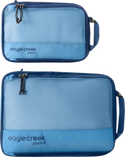 Eagle Creek Pack-It Reveal Compressiekubus Set S/M 2-delig - opbergzak (blue dawn)