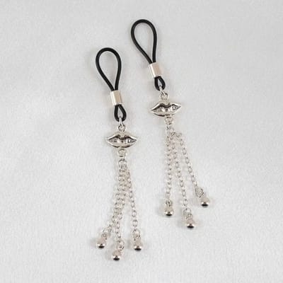 Sylvie Monthulé | Silver Nipple Clamp and Nipple Jewelry | Sweet Kiss