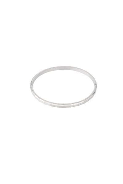 Dames Armband Zilverkleurig Geometrisch - Bangle - Roestvrij staal - Nikkelvrij