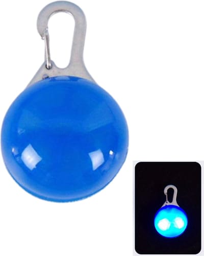 Nivard Lichtgevende Halsband - Verlichte Halsband - Lichtgevend - Hond - Kat - Lampje - Hondenhalsband Led - Clip-On - Blauw