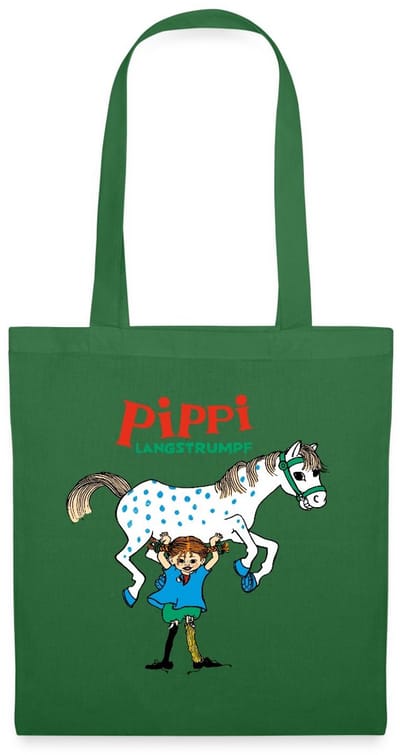 Pippi Langkous En Kleine Witte Avonturen Tas Van Stof Schoudertas