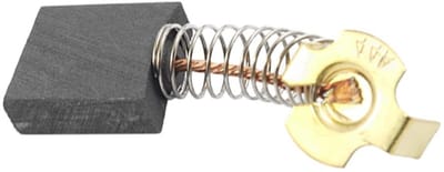 Dailygoods- Koolborstels 19 mm x 17 mm x 7 mm - Voor Powermotor - Zwarte/Gouden Tint - Hoogwaardige Kwaliteit - Duurzaam Materiaal