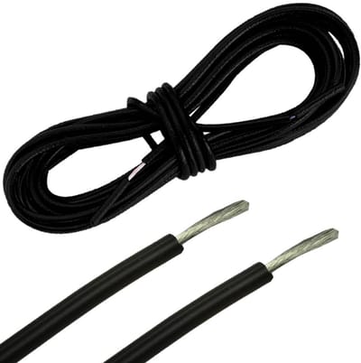 RAION - Kabel voor Dynamolampen - 190 cm - Eenaderig - Zwart