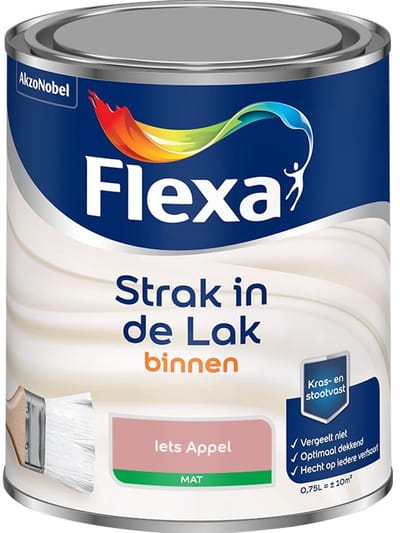 Flexa - Strak In De Lak Binnenlak Mat - Iets Appel - Mengverf - 750 Ml