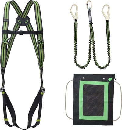 Kratos complete set valbeveiliging basic - Elastische Y-lijn 1,5m