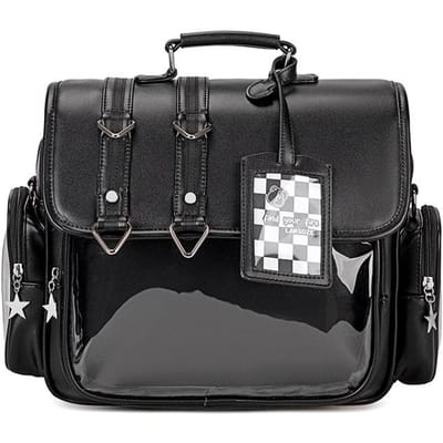 Transparante Mochilas Mujer Y2K Rugzak Preppy Stijl Ita Bag Grote Capaciteit Bolsas Pendelaar Rugzakken voor Vrouw