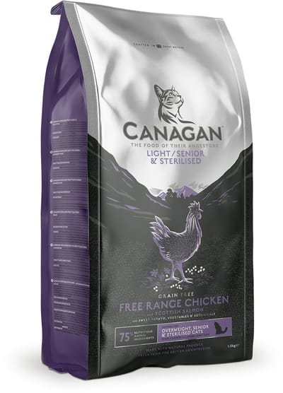 Canagan Serie - Droogvoer voor Katten - Nadwaga/Senior/Sterilised - 4kg