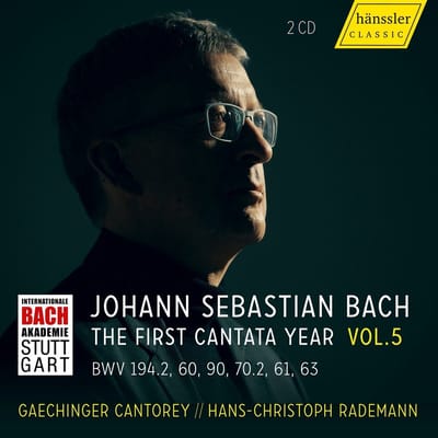 Hans-Christoph Rademann, Gaechinger Cantorey - J.S. Bach: The First Cantata Year Vol.5 Bwv 194.2 :60 :90 :70 (2 CD)