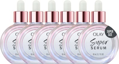Olay Super Serum - Hydraterend Gezichtsserum met Vitamine C & E & Niacinamide - 6 x 50ML