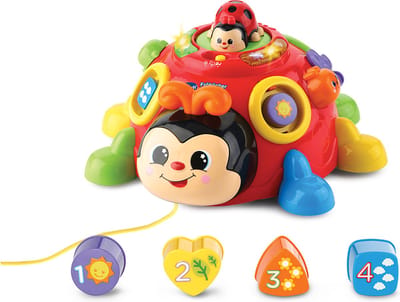 VTech Baby Vrolijke Vormenkever - Educatief Speelgoed - Activity Center - 1 tot 3 Jaar - Duitstalig