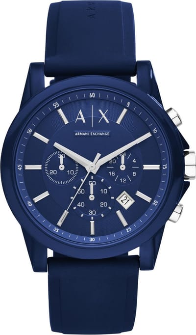Armani Exchange AX1327  Herenhorloge 44 mm - Blauw