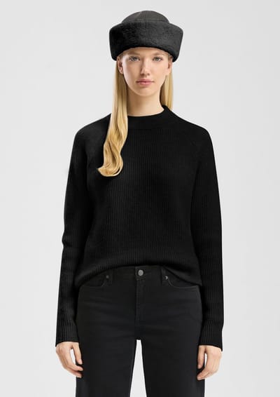 Q/S designed by - Dames pull - Maat S - Vrouwen - ZWART - polyester