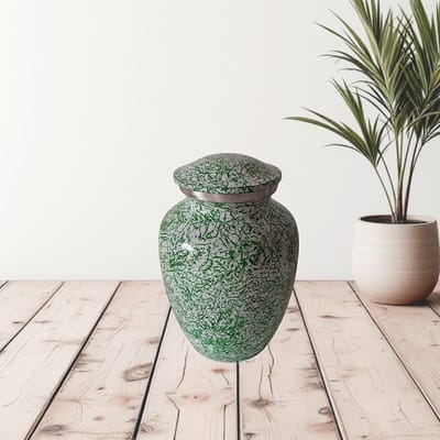 Verdeel Urn - Dieren Urn - Kinder Urn Mint groen (Classic Mint White 14091)