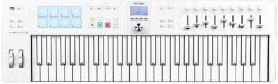 Arturia KeyLab Essential - MIDI Keyboard - 61 toetsen - MK3 - Alpine White
