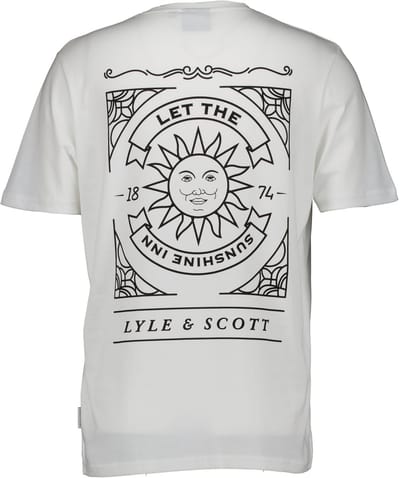 Lyle & Scott - Shirt Wit Lyle&scott Sunshine Inn Graphic T-shirts Wit Ts2307v