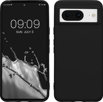 kwmobile telefoonhoesje geschikt voor Google Pixel 8 - Hoesje voor smartphone - Back cover in mat zwart