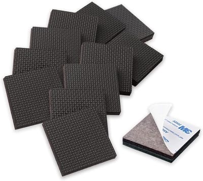 12 x Antislip Meubelglijders 50 mm Rubber Glijders Bescherming voor Vloeren en Meubels