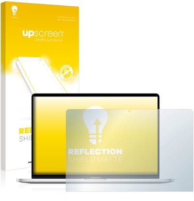 upscreen - Screenprotector voor Apple MacBook Pro 16" 2019 - Folie Beschermfolie anti glare matte