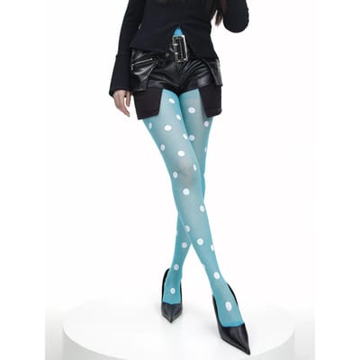 Snoepkleurige Y2K Zoete Coole Millennium Storm Punt Kousen Retro Trend Meisje Blauwe Panty Kousen Ins Stijl Rok Broek Kousen One Size gray