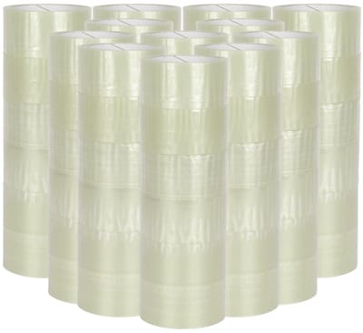 72 Rollen Transparante Verpakkingstape Standaard 50mm x 66m - Sterke Tape voor Verhuisdozen en Verzending