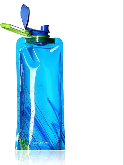 Ynkkvre - Waterzak - Waterfles - Drinkzak - Drinkfles - Drinksysteem - 700ml BPA-vrij - Opvouwbaar - Vaatwasserbestendig