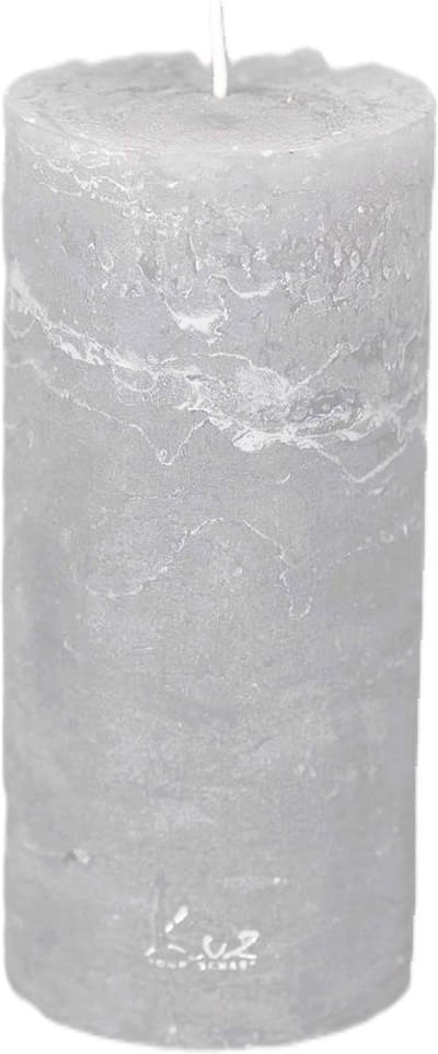 Rasteli Luz Your Senses Kaars-Stompkaars grijs D 7 cm H 15 cm
